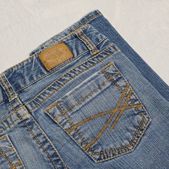 Aeropostale ✦ Bayla Skinny Jeans ✦ Medium Wash Stretch Denim Y2k Vibes Size 1–2 - Picture 7 of 11